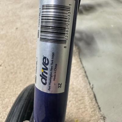 LOT 99B: 2 Drive Medical Fold Up Walkers w/ Padded Seat & More