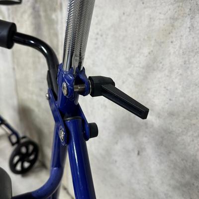 LOT 99B: 2 Drive Medical Fold Up Walkers w/ Padded Seat & More