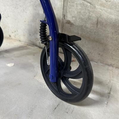 LOT 99B: 2 Drive Medical Fold Up Walkers w/ Padded Seat & More