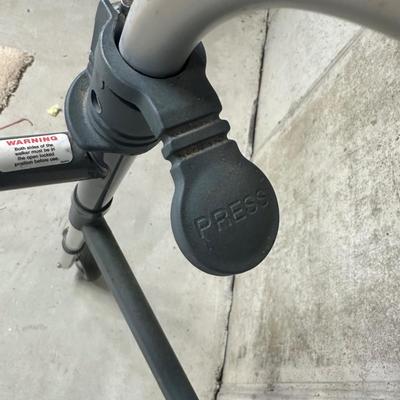 LOT 99B: 2 Drive Medical Fold Up Walkers w/ Padded Seat & More