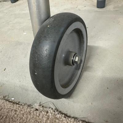 LOT 99B: 2 Drive Medical Fold Up Walkers w/ Padded Seat & More