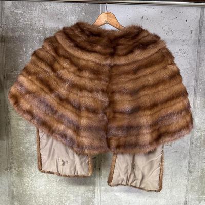 LOT 102B: Collection Of Mink Fur Shawls