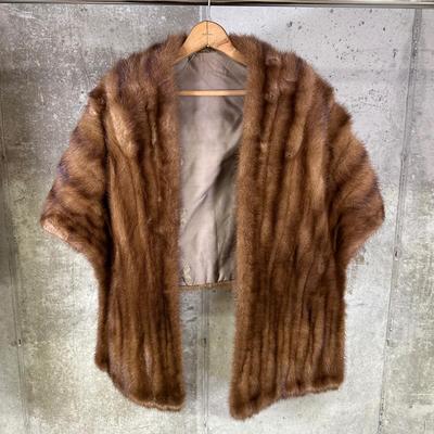 LOT 102B: Collection Of Mink Fur Shawls