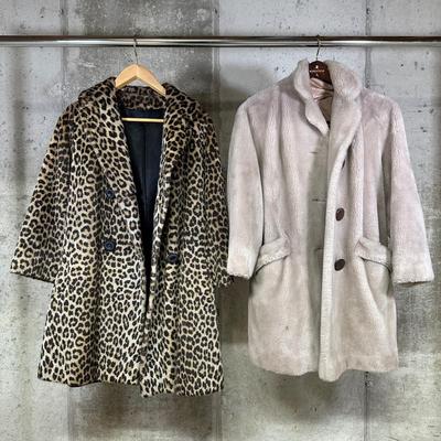 LOT 104B: Dan Millstein & Borgana Faux Fur Coats