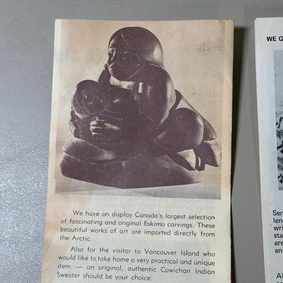 LOT 109B: 2 Genuine Cowichan Indian Sweaters