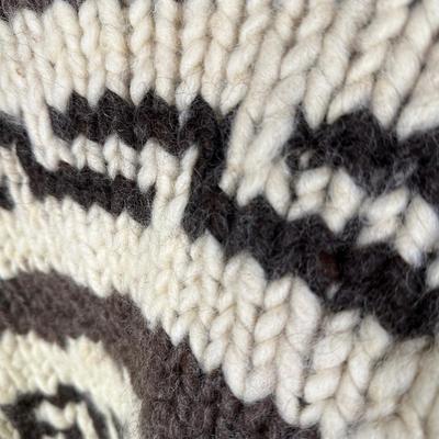 LOT 109B: 2 Genuine Cowichan Indian Sweaters