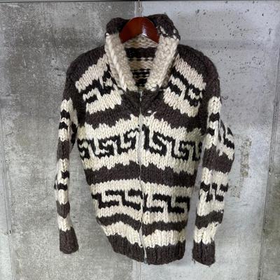 LOT 109B: 2 Genuine Cowichan Indian Sweaters