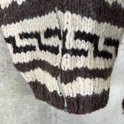 LOT 109B: 2 Genuine Cowichan Indian Sweaters