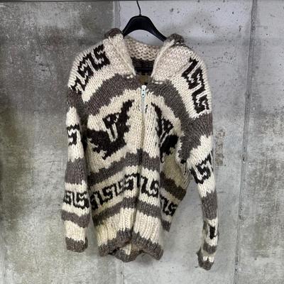 LOT 109B: 2 Genuine Cowichan Indian Sweaters