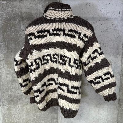LOT 109B: 2 Genuine Cowichan Indian Sweaters