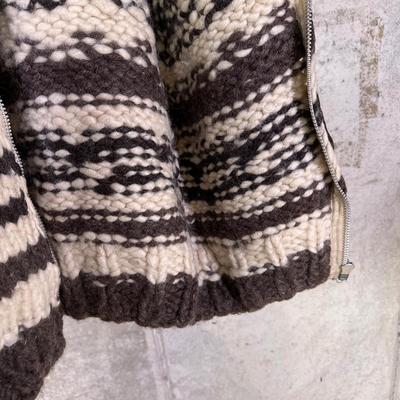 LOT 109B: 2 Genuine Cowichan Indian Sweaters