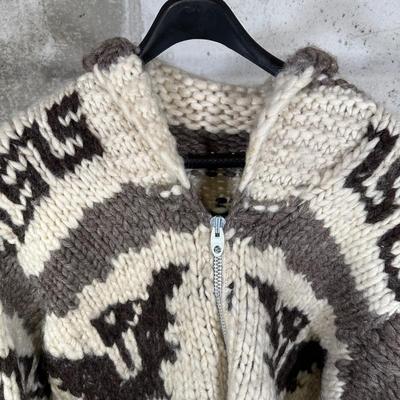 LOT 109B: 2 Genuine Cowichan Indian Sweaters