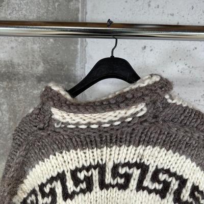 LOT 109B: 2 Genuine Cowichan Indian Sweaters