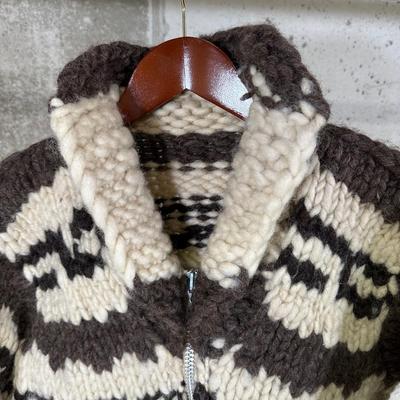 LOT 109B: 2 Genuine Cowichan Indian Sweaters