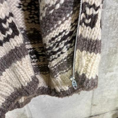LOT 109B: 2 Genuine Cowichan Indian Sweaters