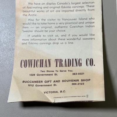 LOT 109B: 2 Genuine Cowichan Indian Sweaters