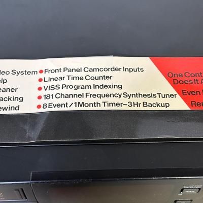 LOT 113B: Sony Video Cassette Recorder Model SLV-686HF