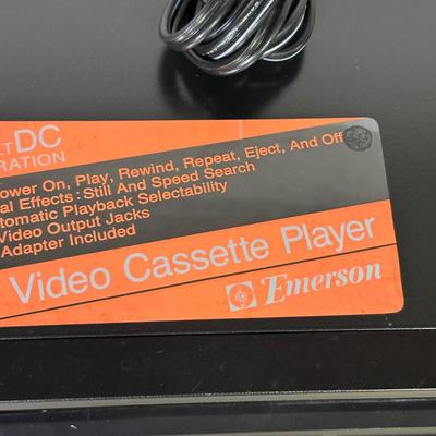 LOT 115B; Emerson Video Cassette Player Model VCP665