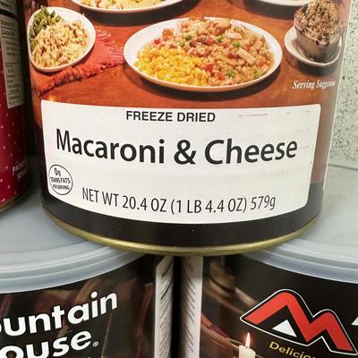 LOT 117B: Prepper Food! Mountain House Freeze Dried Beef Stew, Macaroni & Cheese & More