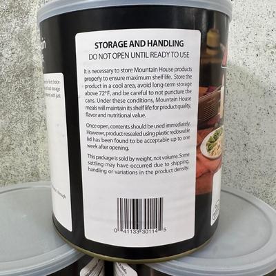 LOT 117B: Prepper Food! Mountain House Freeze Dried Beef Stew, Macaroni & Cheese & More