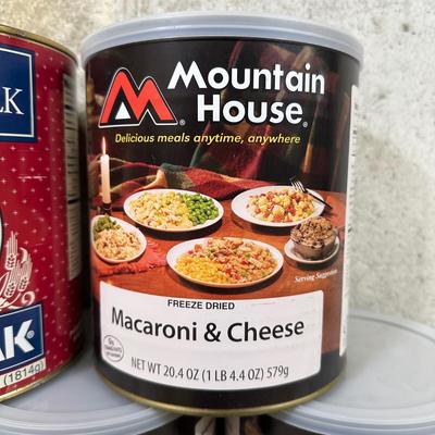 LOT 117B: Prepper Food! Mountain House Freeze Dried Beef Stew, Macaroni & Cheese & More