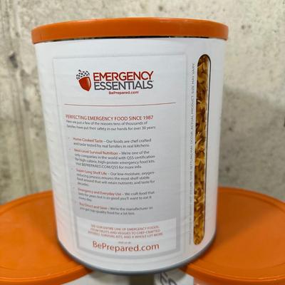 LOT 118B: Prepper Food! Essentials Freeze Dried Mashed Potatoes, Egg Noodles, Diced White Chicken & More