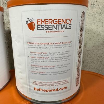 LOT 118B: Prepper Food! Essentials Freeze Dried Mashed Potatoes, Egg Noodles, Diced White Chicken & More