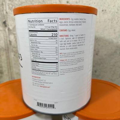 LOT 118B: Prepper Food! Essentials Freeze Dried Mashed Potatoes, Egg Noodles, Diced White Chicken & More