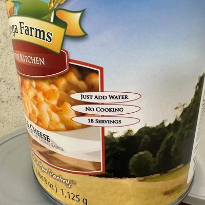 LOT 119B: Prepper Food! Freeze Dried Ground Beef, Mac & Cheese & More