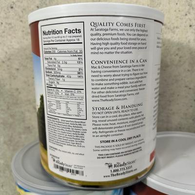 LOT 119B: Prepper Food! Freeze Dried Ground Beef, Mac & Cheese & More