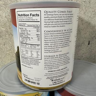 LOT 119B: Prepper Food! Freeze Dried Ground Beef, Mac & Cheese & More