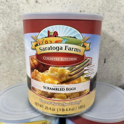 LOT 119B: Prepper Food! Freeze Dried Ground Beef, Mac & Cheese & More