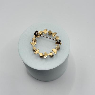 LOT 132J: Vintage “Pearl” Jewelry Collection - Double Strand 15” Necklace w/ Goldtone Flower Clasp, Small Pendants, Pins & Earrings