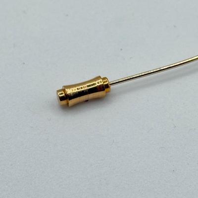 LOT 136J: Vintage Butterfly Stick Pin - Butterfly is 14kt Gold, Stick is Not