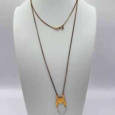 LOT 139J: 7” Trifari Bracelet, 32” Monet Necklace & 14” Trifari Choker