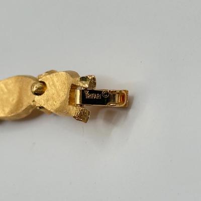 LOT 139J: 7” Trifari Bracelet, 32” Monet Necklace & 14” Trifari Choker