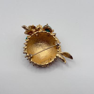 LOT 143J: Vintage Reed & Barton Damascus Earrings/Pendants & Collection of Brooches