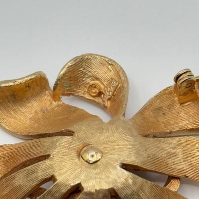 LOT 143J: Vintage Reed & Barton Damascus Earrings/Pendants & Collection of Brooches