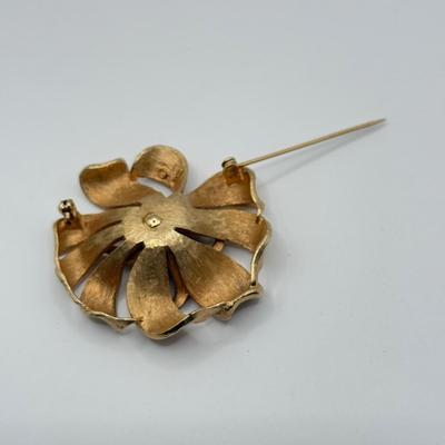 LOT 143J: Vintage Reed & Barton Damascus Earrings/Pendants & Collection of Brooches