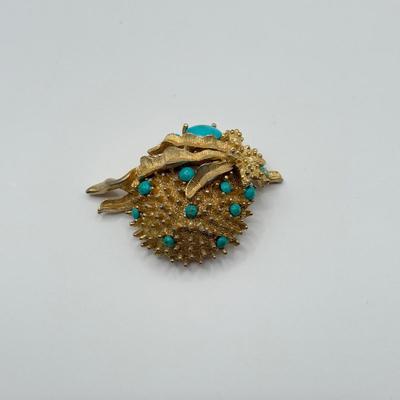 LOT 143J: Vintage Reed & Barton Damascus Earrings/Pendants & Collection of Brooches