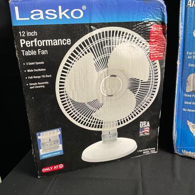 Lot V 617 Two NIB Lasko Fans