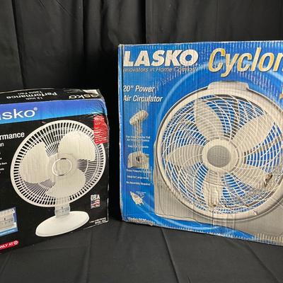 Lot V 617 Two NIB Lasko Fans