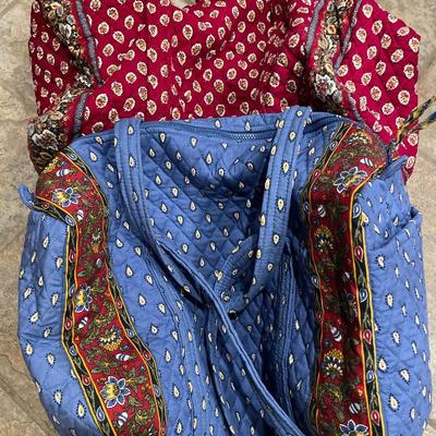 2 Vera Bradley duffle bags used