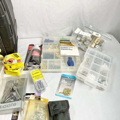 Lot W 622 NIB FLEXiO Paint Sprayer, Picture Hanger Kits, Various Small Tools and more