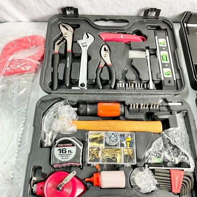 Lot W 624 DeWalt D21008 3/8” VSR Drill in Hard Case, Complete Household Tool Kit
