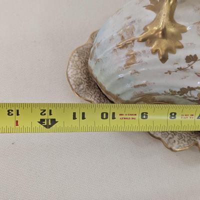 William Alsager Adderley & Co. England Roses Covered Cheese Dish (LR)