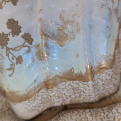 William Alsager Adderley & Co. England Roses Covered Cheese Dish (LR)
