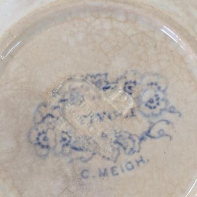 Charles Meigh Tivoli Blue Transferware 5" Plate (LR)