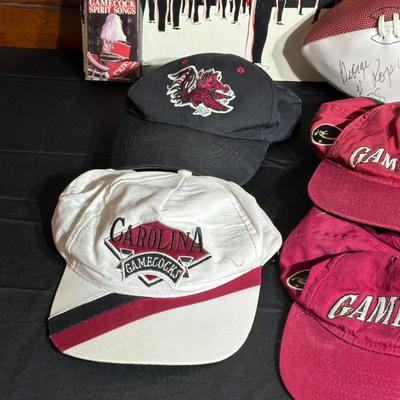University of South Carolina (USC) Gamecocks Memorabilia, Game Day Hats, Football Signed by George Rogers and More!