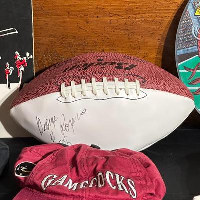University of South Carolina (USC) Gamecocks Memorabilia, Game Day Hats, Football Signed by George Rogers and More!